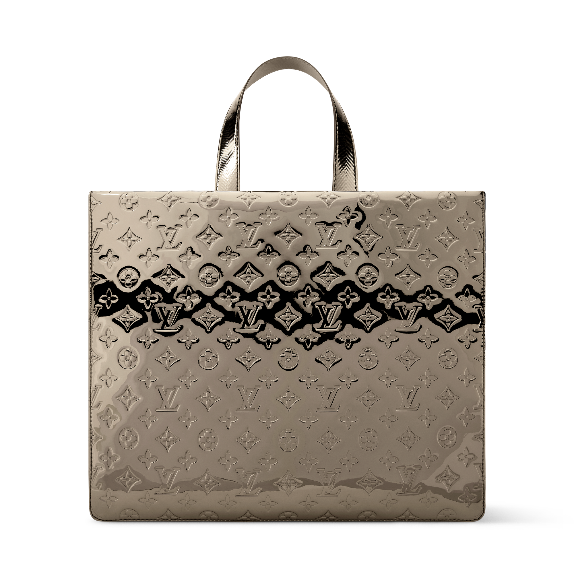 Shopper Tote MM Bag - Luxury Monogram Other Silver | LOUIS VUITTON